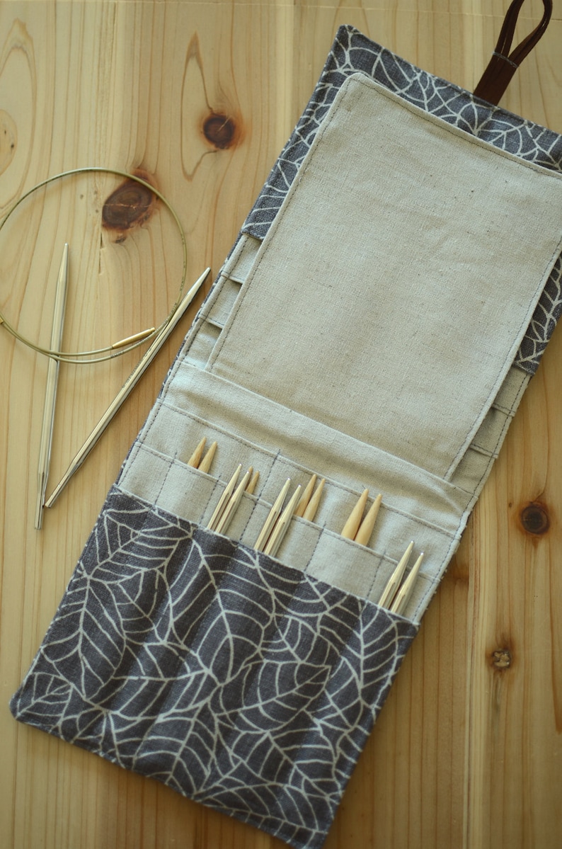 Knitting needle organizer for interchangeable needle set/ Etsy