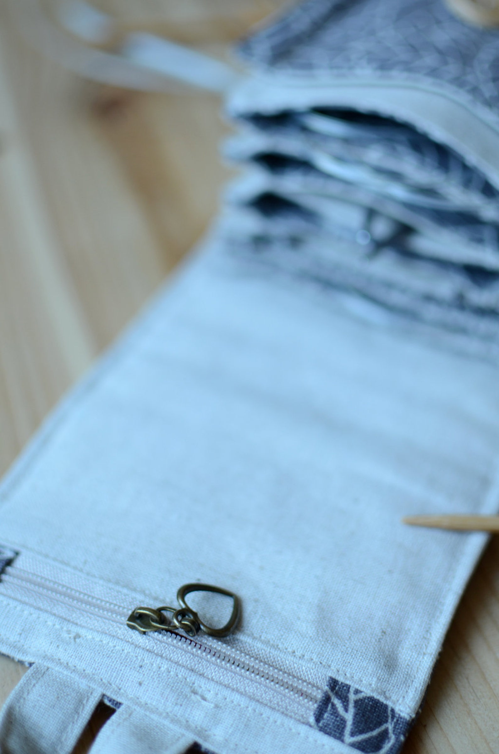 Circular Knitting Needle Storage With a Zipper Pocket Etsy