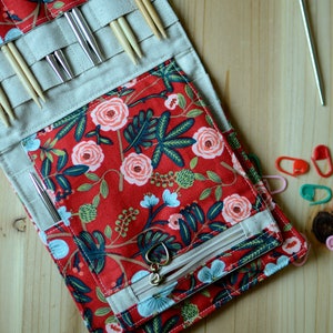 Knitting Needle case Interchangeable knitting needle organize personalized Gift 4 Knitter GiftWrapped