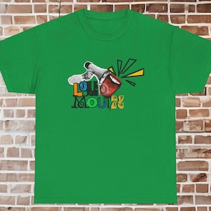 Loud Mouth - Short-Sleeve Cool Grunge Graphic T-Shirt