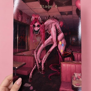 Pinkie Pie My Little Pony Infektion - A4 Glansig Poster / Tryck