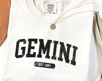 Personalized Birthday Gift, 40th Birthday Gift For Women, Anniversary Gift For Girlfriend, 40th Birthday Shirt, Gemini Shirt, Zodiac Tshirt