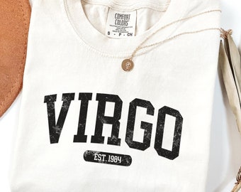 Personalized Birthday Gift, 40th Birthday Gift For Women, Anniversary Gift For Girlfriend, 40th Birthday Shirt, Virgo Shirt, Zodiac TShirt