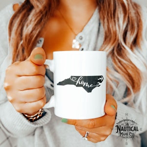 North Carolina State Becher, Haus North Carolina Becher, Geschenk für Mama Papa, Vintage North Carolina State Becher, Büro Geschenk, Geschenk für Sohn Tochter