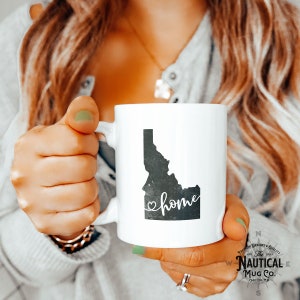 Idaho State Mug, Home Idaho Mug, Gift for Mom Dad, Vintage Idaho Mug, State Mug, Office Gift, Gift for Son Daughter, Christmas Gift