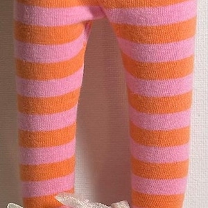 Orange and Red Stripe Tights Etsy