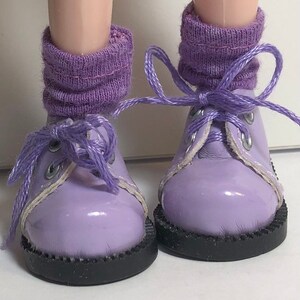 Little Dots And Light Purple...Short Socks For Blythe...