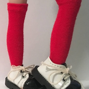 Pure Red Tall Socks...For Blythe...