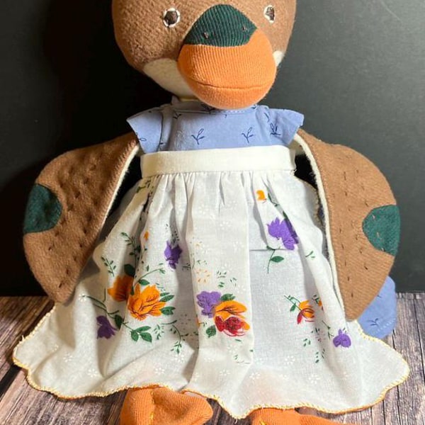 Floral Hanky Aprons...For 14" Dolls or Stuffed Animals...
