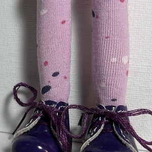 Lavendel Splatter Paint... Hoge sokken voor Blythe Dolls...