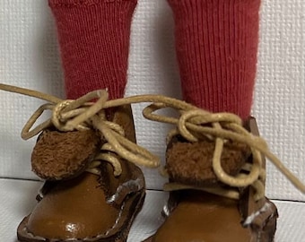 Burnt Umber...Short Socks For Blythe Dolls...