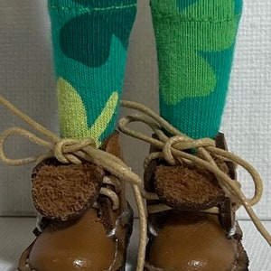 Shamrock Kisses…Short Socks For Blythe Dolls…