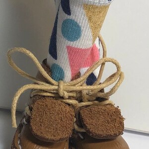 Triangles And Gold Glitter...Short Socks For Blythe...