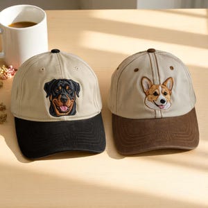Custom EMBROIDERED Pet Hat Using Pet Photo Personalized Dog Hat Custom Cat Hat Custom Pet Cap Dog Hat Custom Dog Trucker Cap Dog Mom Hat