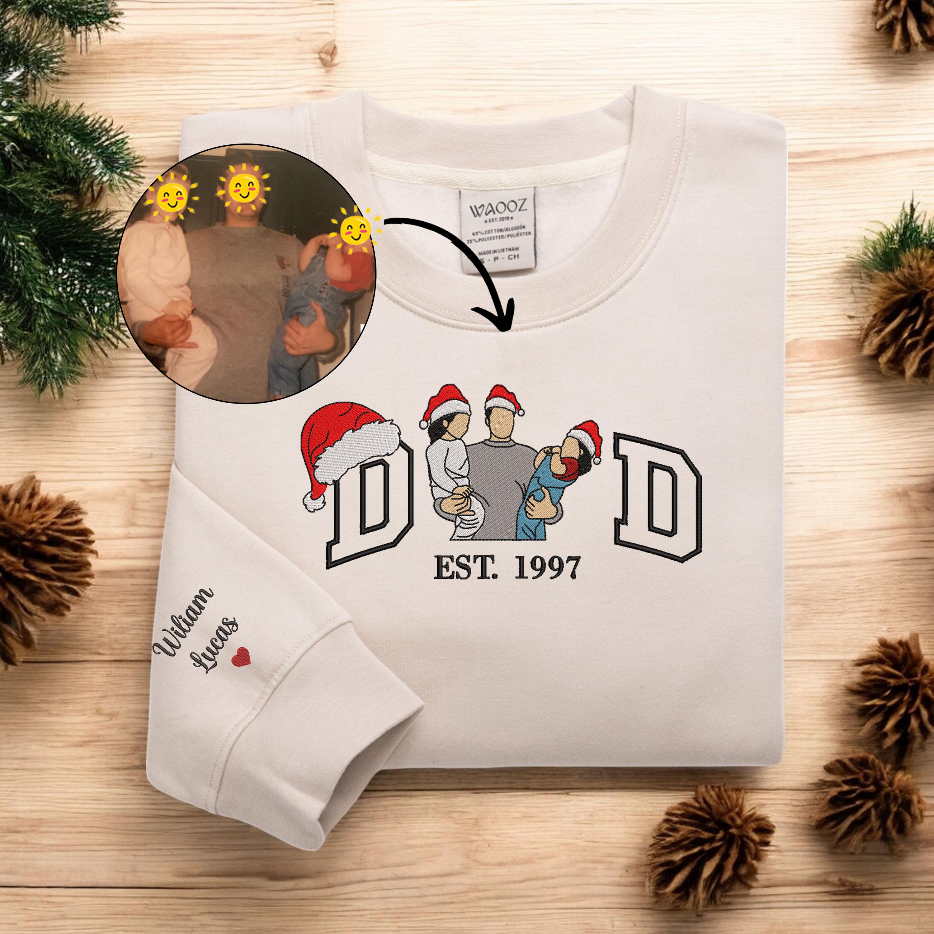 Custom Dad Christmas Sweatshirt