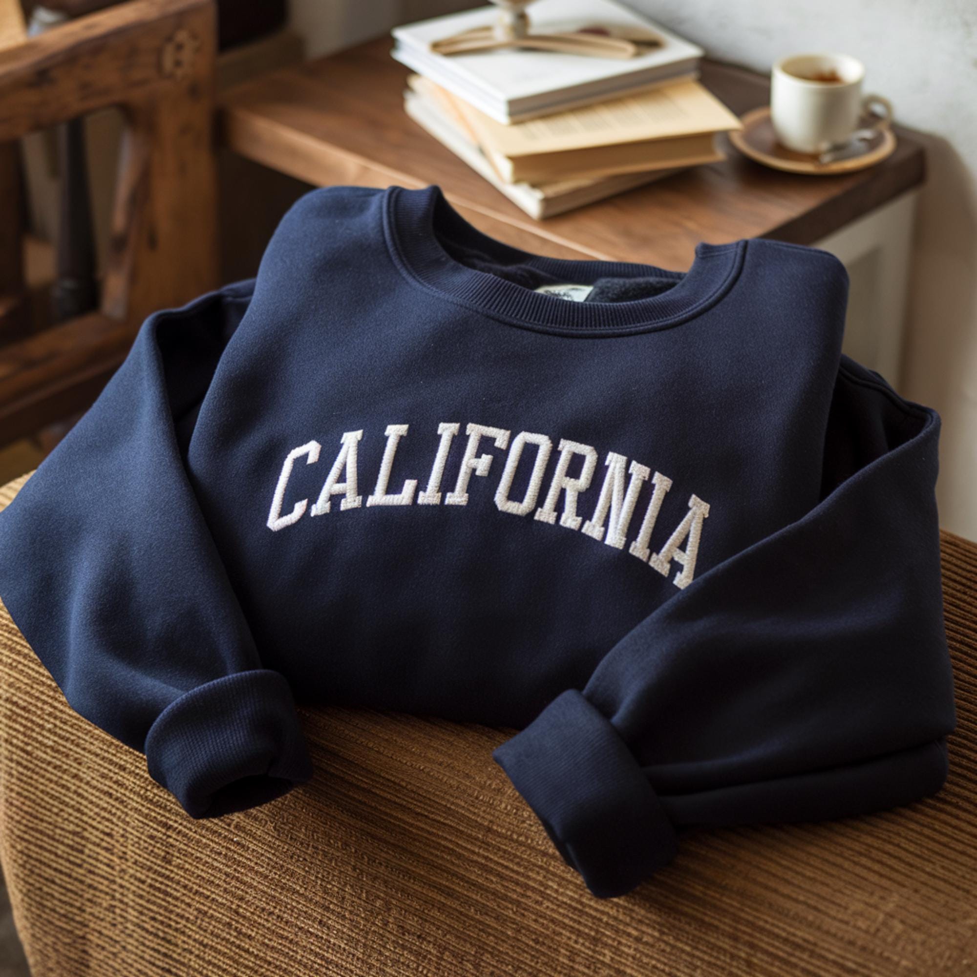 Embroidered California Sweatshirt, Hoodie, Pray for Los Angels Sweatshirt, Pray for California Sweatshirt, Support LA Firefighters Shirt