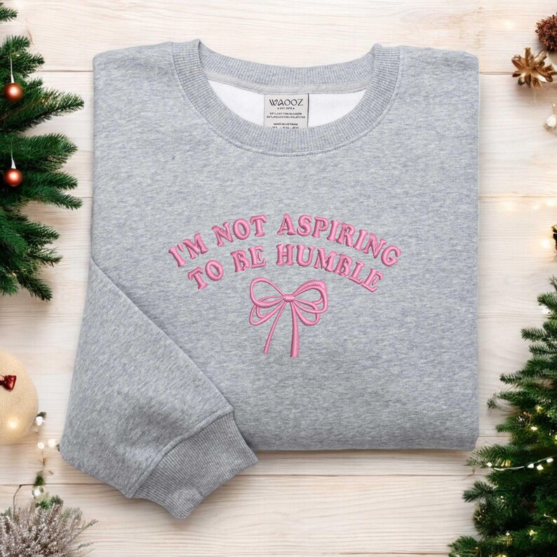 Embroidered Not Aspiring to Be Humble Shirt Kamala Harris Shirt Kamala