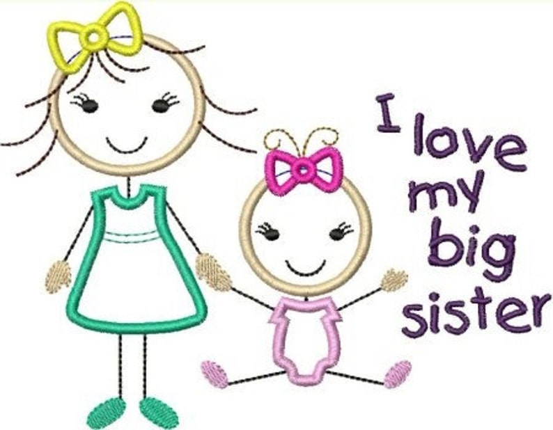 My sister stuck. Беби sister. Big sister вышивка. Ирис Беби систер. My big sister.