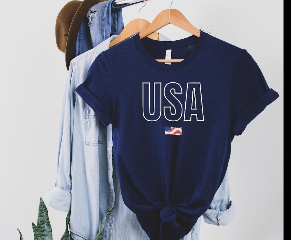 Beach Shirt,Flag Shirt, July Shirt, Flag Shirt, American Flag Tee, American Shirt, Independence Day Shirt, Usa Shirt Refinedstyle
