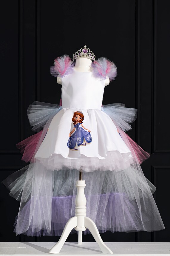 Princess Sofia Inspired Tutu Dress: Birthday Costume Gown With Crown - Etsy Princess Sofia Inspired Tutu Dress: Birthday Costume Gown With Crown - Etsy