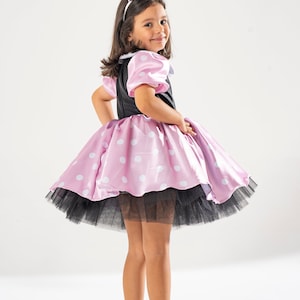 Pink Minnie Mouse Costume: Baby Girl Tutu Dress with Headband