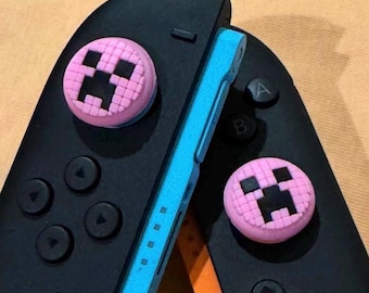 SWITCH 2 Thumb Grips (2025) - Girly Creepers - thick cute comfortable high quality thumb caps pair. (Joycons not included)