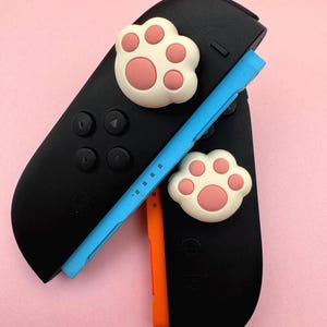 SWITCH 2 Thumb Grips (Nintendo 2025) - Squishy toe beans - thick comfortable high quality comfy thumb caps pair (Joycons not included)