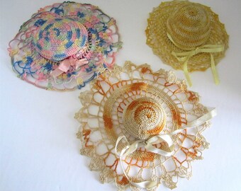 3 CROCHET PIN CUSHIONS Hats Hats Hats