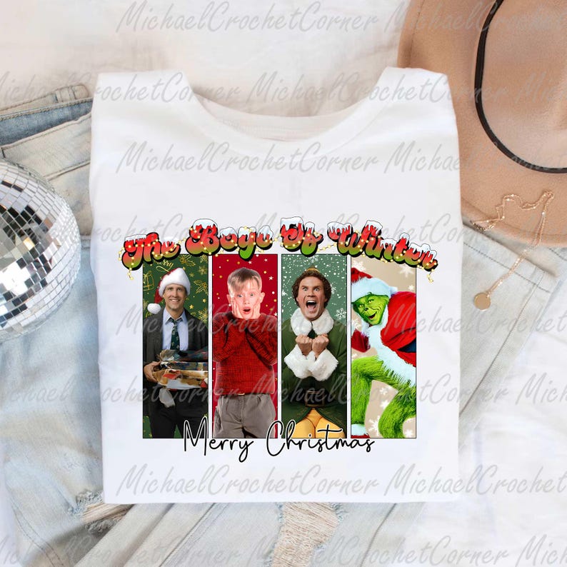 The Boys of Winter PNG, Movie Christmas PNG, Christmas 90s Series PNG