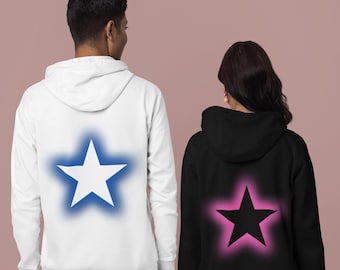 Star Hoodie, Y2K Hoodie, Aesthetic Hoodie, Star Print Hoodie, Star Oversize Hoodie, Trendy Star Hoodie, Aesthetic Teen Gift Hoodie, Y2K Gift