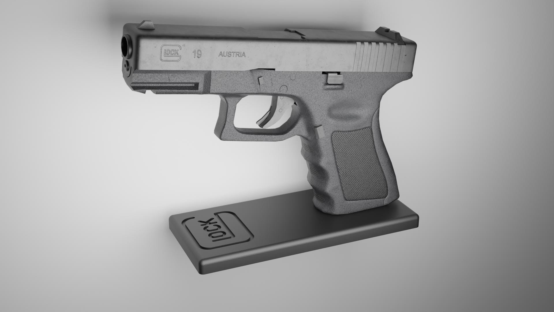 Glock純正 USA製 4挺スタンド型ラック 純正フレームと同じポリマー樹脂製 GLK-250_TOP_600x600.webp?v=