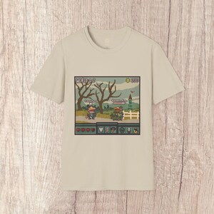 Gamer T-Shirt, Pixel Art Shirt, Videospiel Tee, RPG Fuchs Grafik, Unisex Softstyle Top
