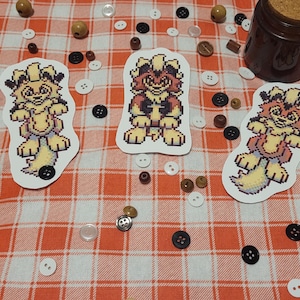Lycanroc (Midday, Midnight, Dusk) Matte Sticker