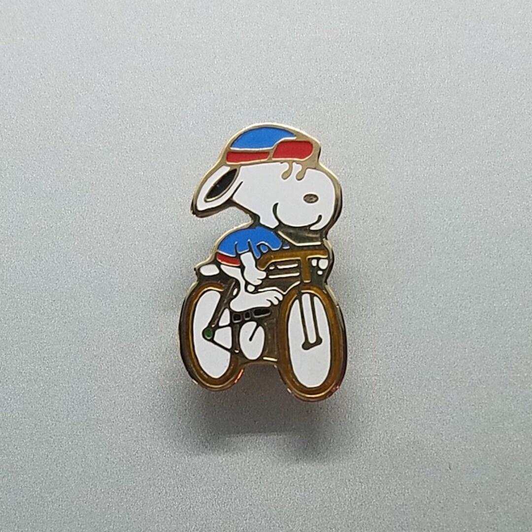 AVIVA トロフィー / 『BICYCLE RIDER』/ スヌーピー Vintage HTF 1972 Aviva SNOOPY Peanuts Trophy Figurine