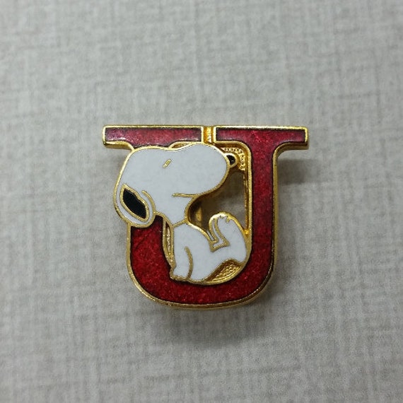 Snoopy Peanuts Alphabet Letter U Pin in Multiple … - image 3