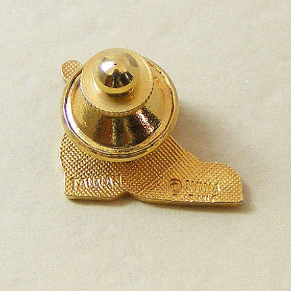 Vintage Aviva Brown Boot Clutch Lapel Scatter Pin… - image 2