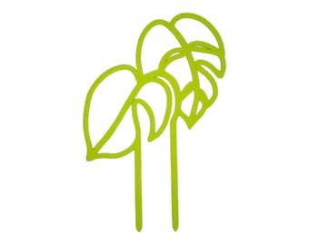 Plant Trellis Two Leaf Monstera Plant - Multiple Colours