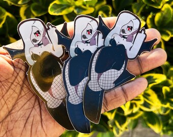 Pegatina "Vampiro, lárgate" // Pegatina impermeable/resistente a la intemperie