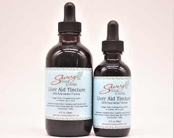 Liver Herbal Tincture 4 oz.  100% Pure
