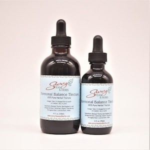 Hormonal Balance Herbal Tincture 4 oz.  100% Pure