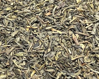 Organic Young Hyson Green Tea - Chun Mee, Springtime Flavor (4 oz)