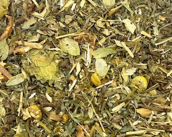 Nighttime Knockout Insomnia Herbal Tea - 4 oz.  Check out our huge Bulk Herb and Tea Shop!