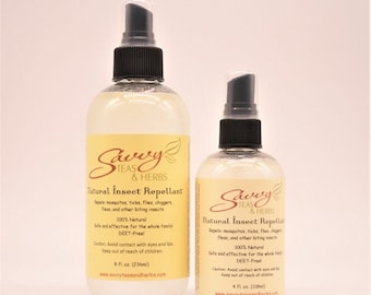 Natural Insect Repellent - DEET-Free, Essential Oils