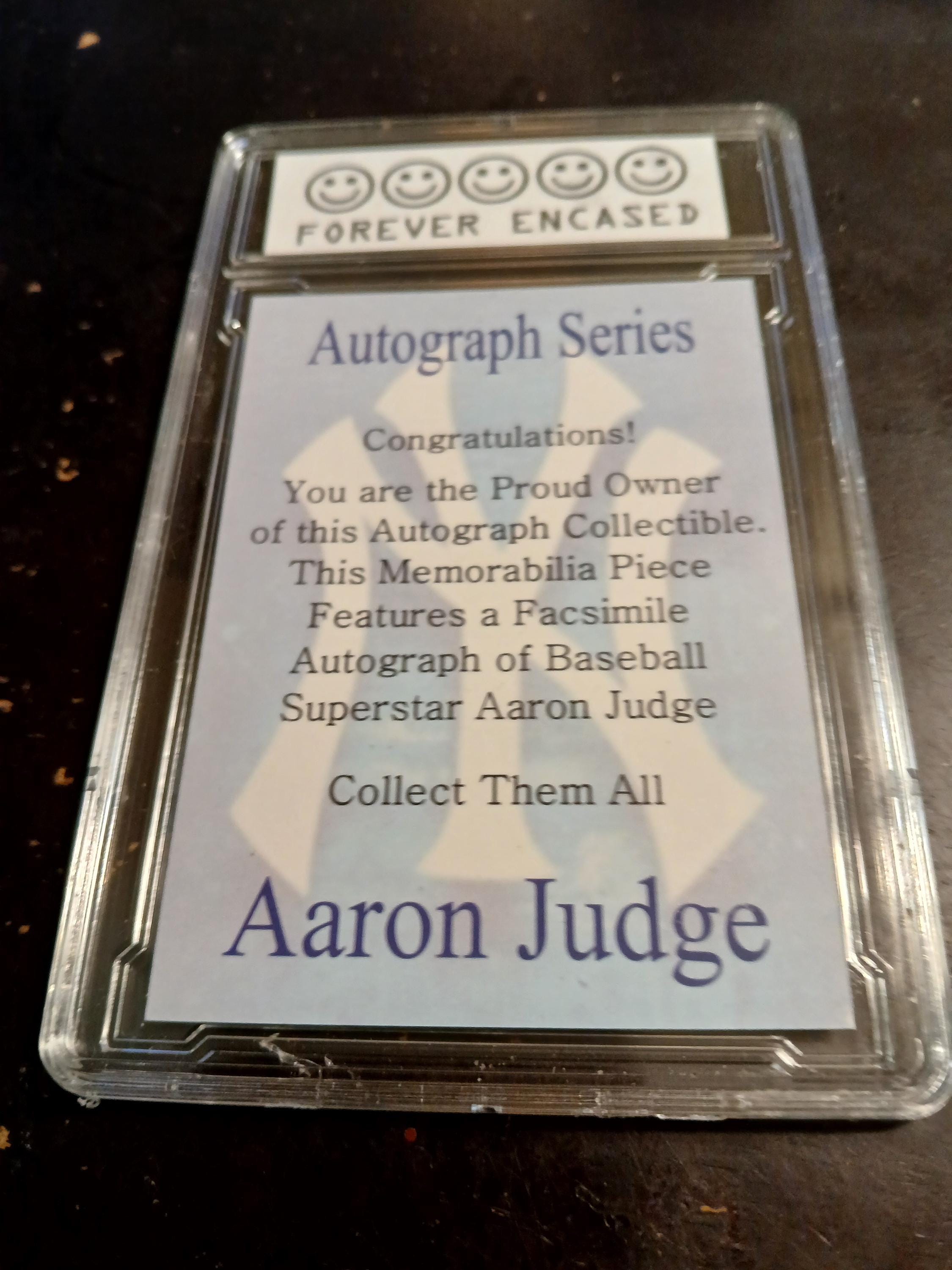 2017 Aaron Judge Limited Edition 1 of 500 Rookie Auto Facsimile Gem