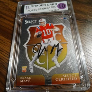 2024 Select Certified Drake Maye Rookie Auto Gem Mint 10