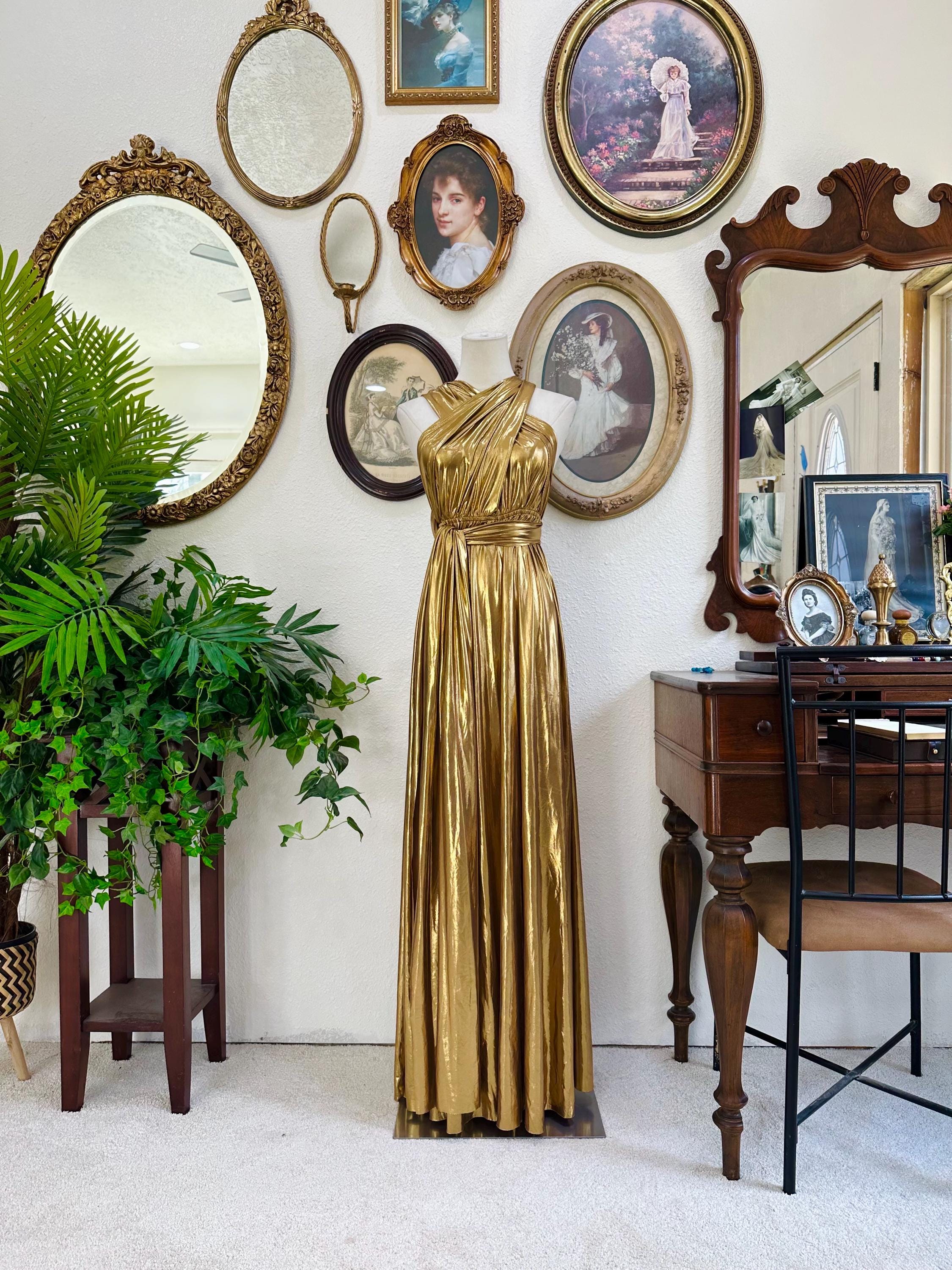 Gold Convertible Dresses - Etsy Gold Convertible Dresses - Etsy