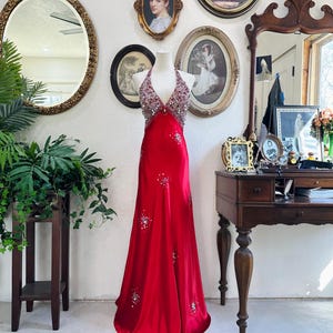 2000s Prom Dress Red - Etsy