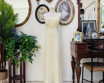 Chadwicks Butter Yellow Sleeveless Dress | NWT | Vintage-Inspired Garden Party Dress