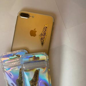 Pegatina para teléfono con el mapa de Palestina