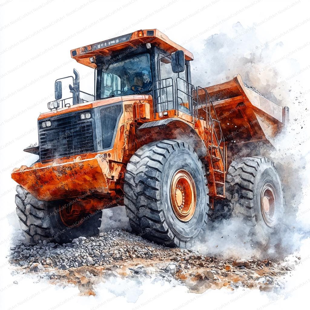 24 Front Loader Clipart Construction Equipment | Heavy Machinery in ...